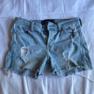 hollister jean shorts